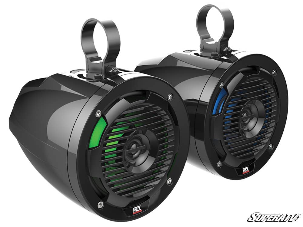 MTX MUD65PL UTV Speakers wirth L.E.D Lights