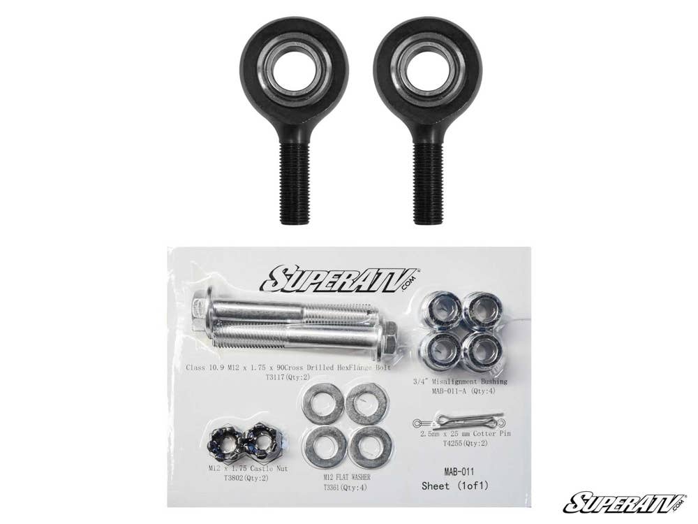 Can-Am Maverick X3 Heavy Duty Tie Rod End Replacement Kit