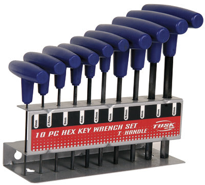 Tusk 10 Piece Hex Key Wrench Set