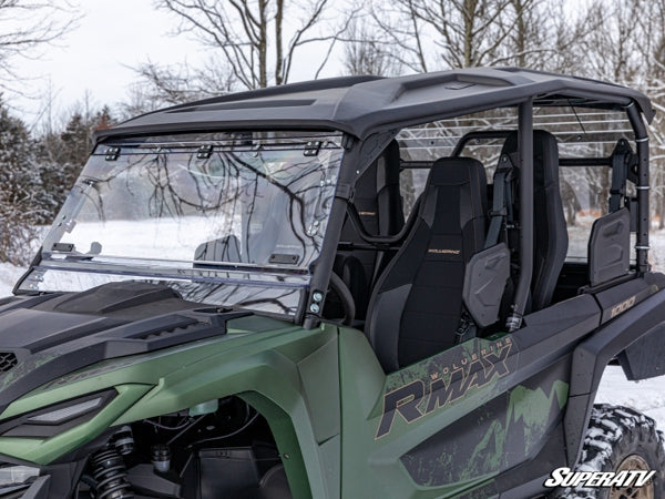 YAMAHA WOLVERINE X2/X4 SCRATCH RESISTANT FLIP WINDSHIELD