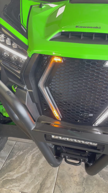 RYCO STREET LEGAL KIT-KAWASAKI KRX 1000/4200A-6085-GRILLBLK
