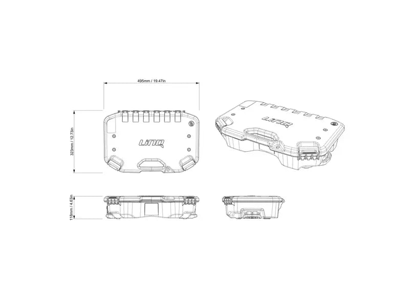 LinQ 2.6 US Gal (10 L) Modular Cargo Box