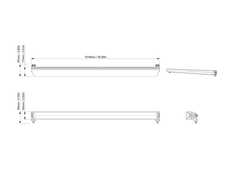 SMART 40'' (102 cm) LED Light Bar