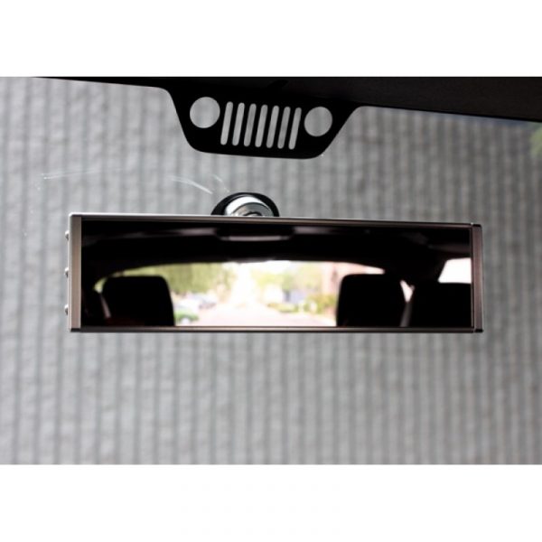 9″ WIDE PANORAMIC REARVIEW MIRROR - AUTO WINDSHIELD MOUNT