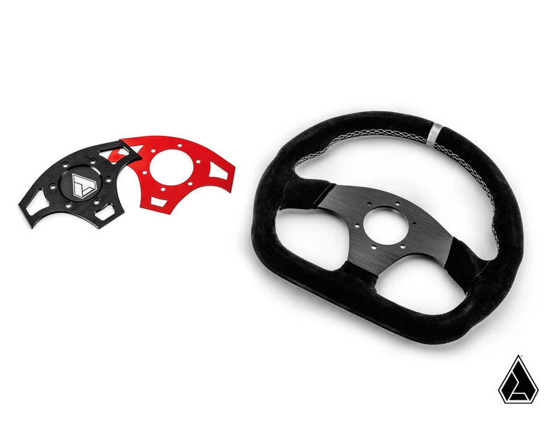 SUEDE BALLISTIC "D" SUEDE UTV STEERING WHEEL