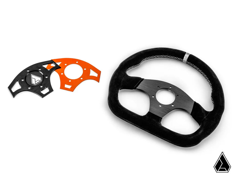 SUEDE BALLISTIC "D" SUEDE UTV STEERING WHEEL