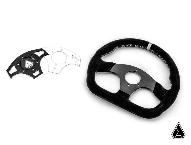 SUEDE BALLISTIC "D" SUEDE UTV STEERING WHEEL