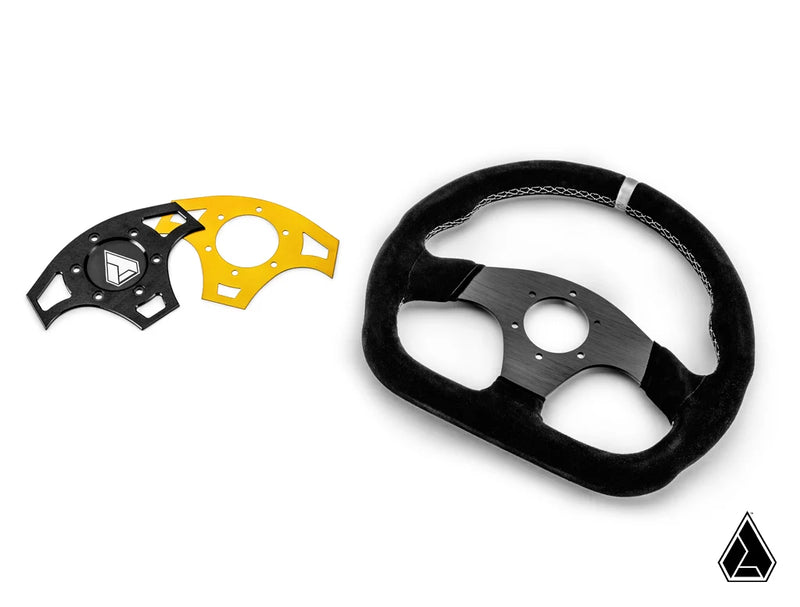 SUEDE BALLISTIC "D" SUEDE UTV STEERING WHEEL