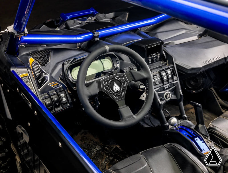 UNIVERSAL NAVIGATOR LEATHER UTV STEERING WHEEL