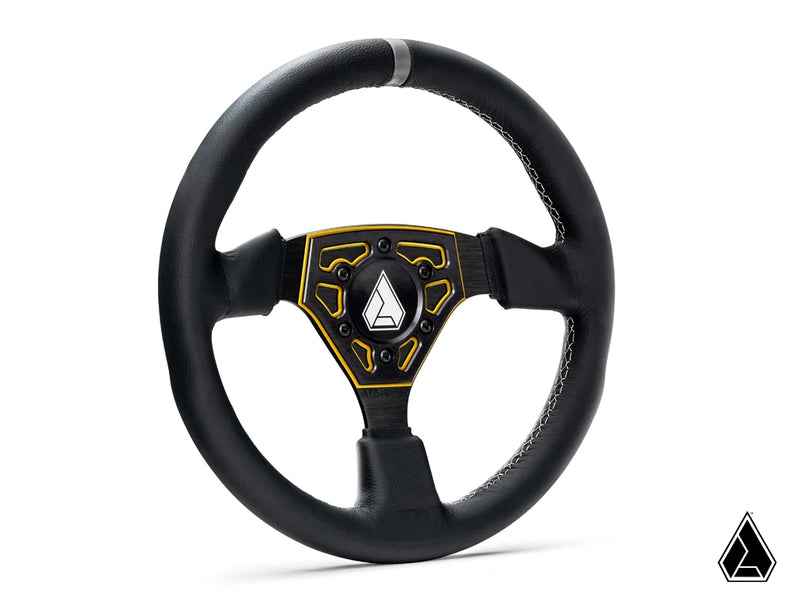 UNIVERSAL NAVIGATOR LEATHER UTV STEERING WHEEL