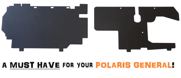 2016-2024 POLARIS GENERAL 1000 (NON XP) BATTERY GUARD & GAS TANK PROTECTION PANELS