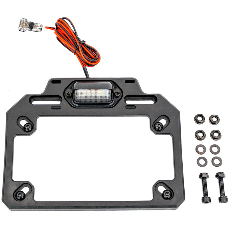 Elite Series License Plate Bracket with LED Light