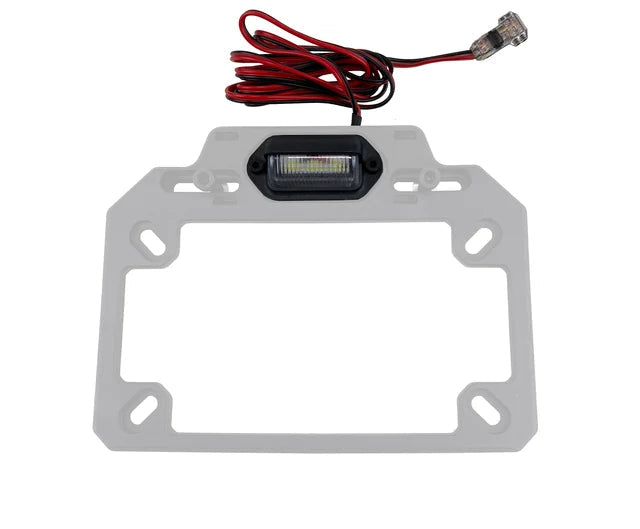 Elite Series License Plate Bracket with LED Light