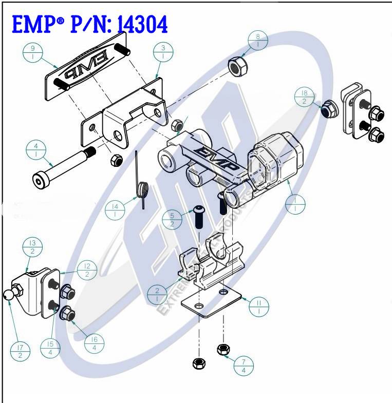 UTV Flip Up Windshield Latch