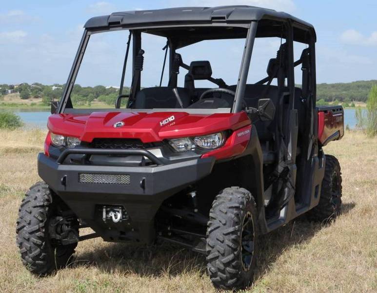 Defender Front Bumper and Brush Guard