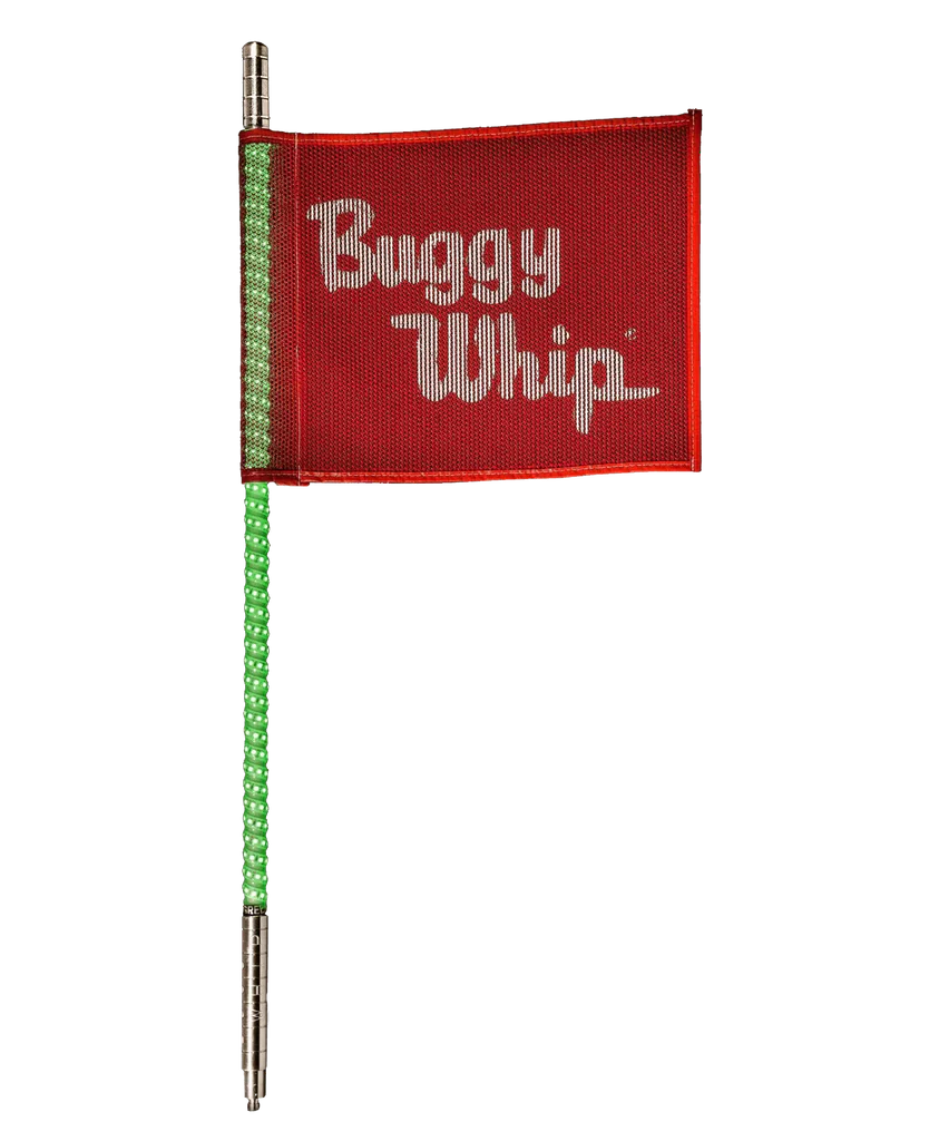 Buggy Whip 4" & 6" Bright Visibility Quick-Release LED Whip Lights