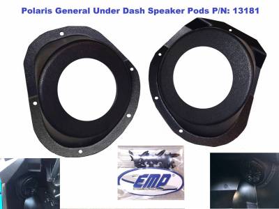 Polaris General Under-Dash Speaker Pods (Speakers Not Included)