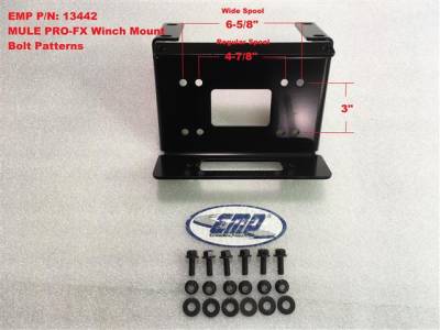 KAWASAKI MULE PRO-FX/FXT WINCH MOUNT