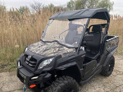 CFMoto Uforce 500 & 800 Hard Coated Polycarbonate Windshield with Vent