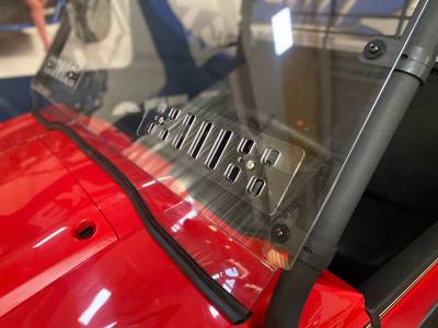 MULE PRO-MX VENTED HARD COAT WINDSHIELD