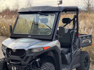 CFMoto UForce 600 Laminated Glass Windshield with Wiper