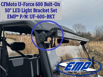 CFMoto UForce 600, 50" LED Light Bar Brackets