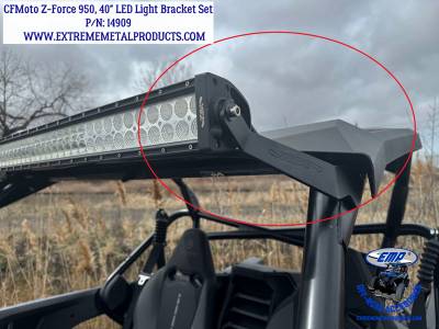 CFMoto Z-Force 950 DUAL COLOR 40" LED Light Bar Kit-Green and White Light
