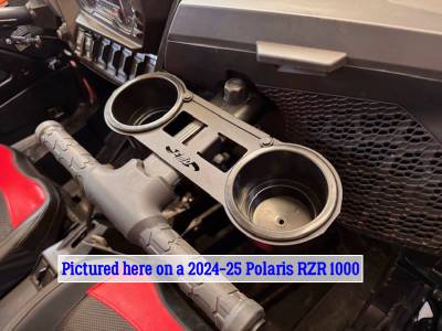 GRAB BAR DUAL CUP HOLDER FOR RZR, TALON AND THE KRX