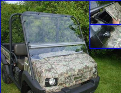 MULE 4010 FLIP UP WINDSHIELD (HARD COATED ON BOTH SIDES)