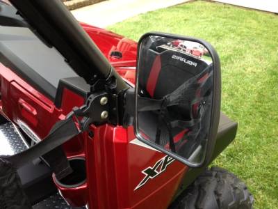 POLARIS RANGER FOLDING MIRROR SET FOR THE PRO-FIT CAGE (NON-ROUND CAGE)