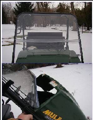 MULE 3000 & 3010 FULL WINDSHIELD