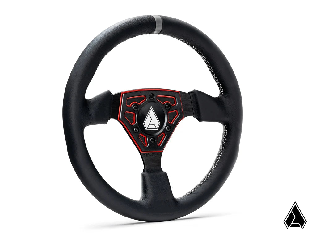 UNIVERSAL NAVIGATOR LEATHER UTV STEERING WHEEL