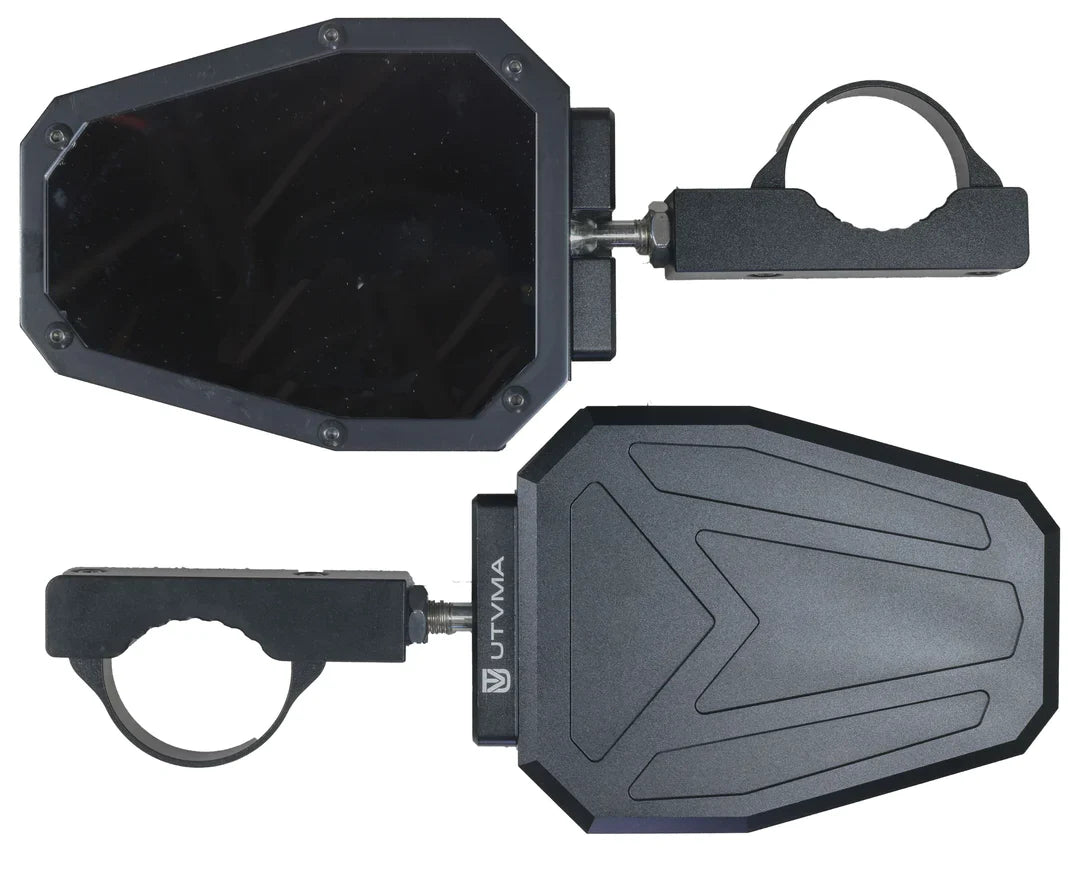 Round Mount UTVMA Side View Mirrors