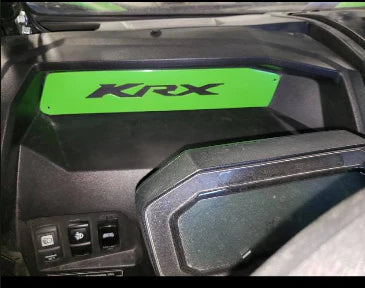 Kawasaki KRX 1000 Dash Panels- dash trim plate - Kawasaki Green