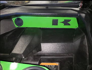 Kawasaki KRX 1000 Dash Panels- dash trim plate - Kawasaki Green