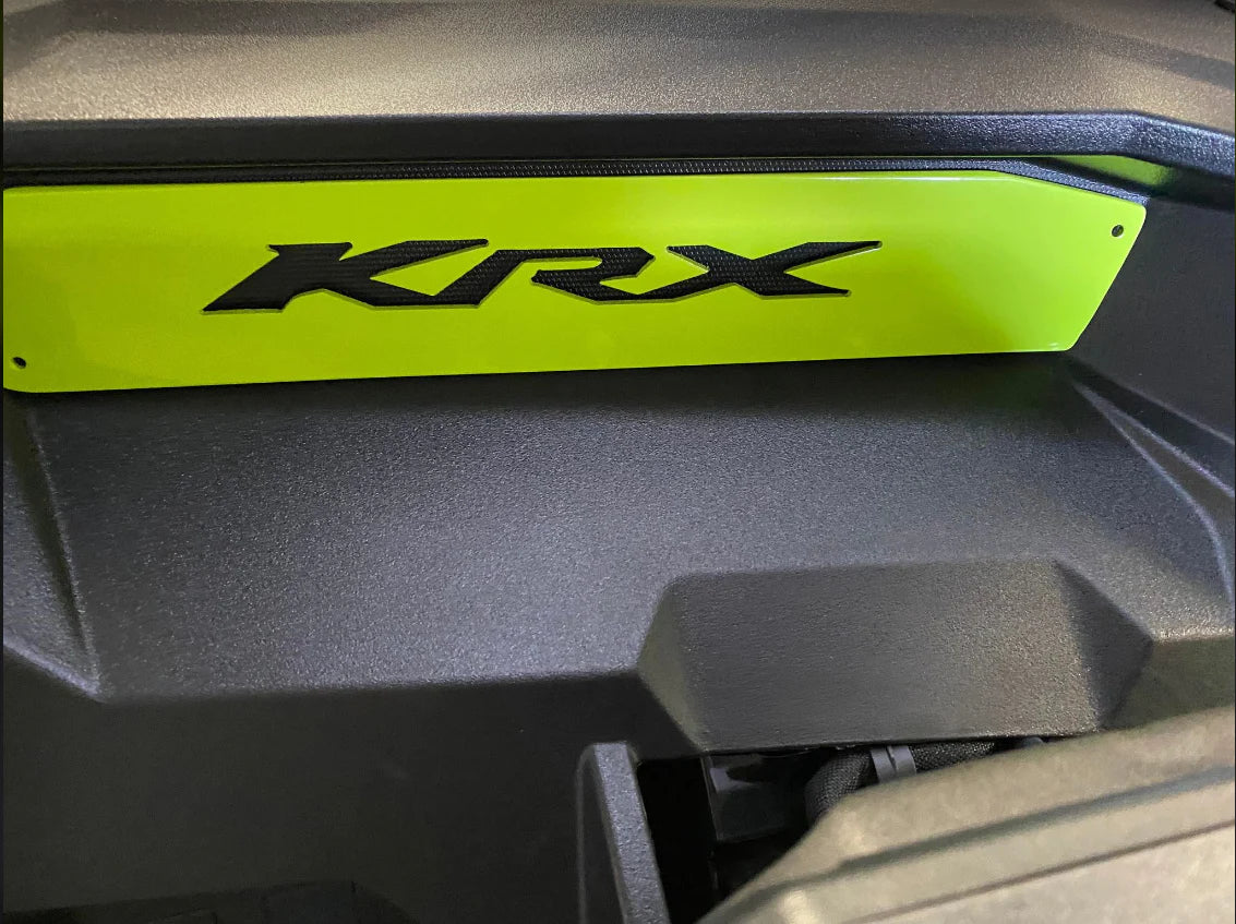 Kawasaki KRX 1000 Dash Panels- dash trim plate - Trail Edition YELLOW