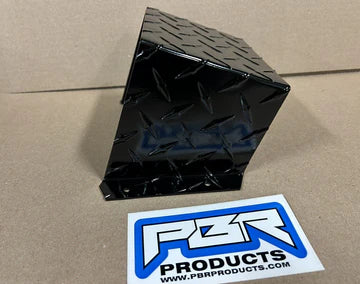 Trailer Aid Holder Made USA Black Powder Coated Aluminum Diamond Plate