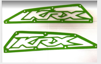 PBR Products Kawasaki KRX 1000 Frog Skin / Air intake Covers - Kawi Green