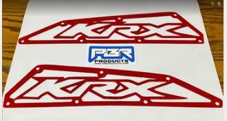 PBR Products Kawasaki KRX 1000 Frog Skin / Air intake Covers - Red