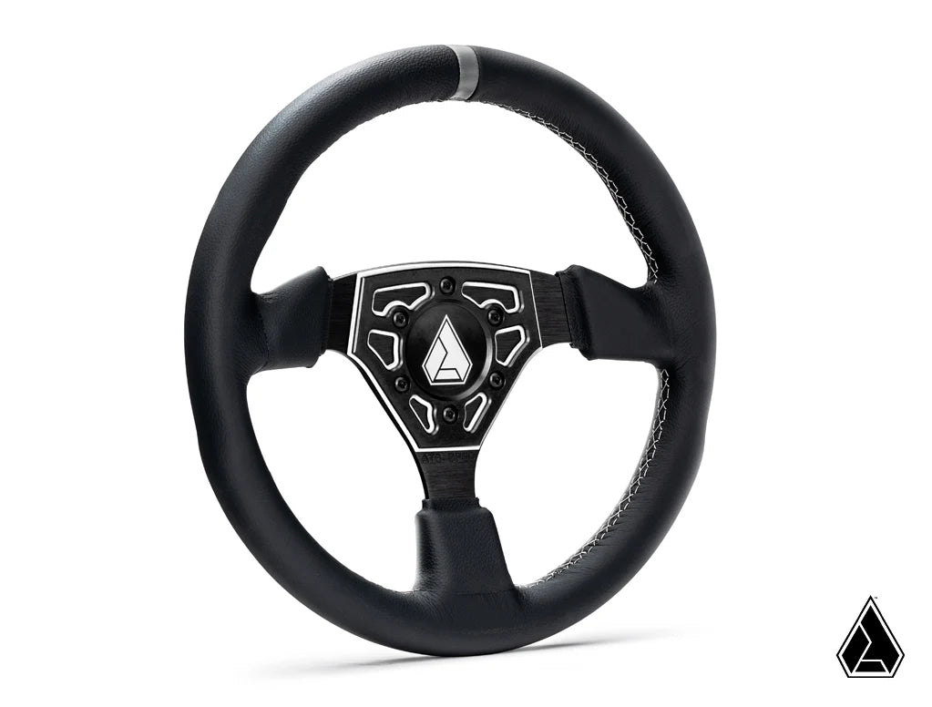 UNIVERSAL NAVIGATOR LEATHER UTV STEERING WHEEL