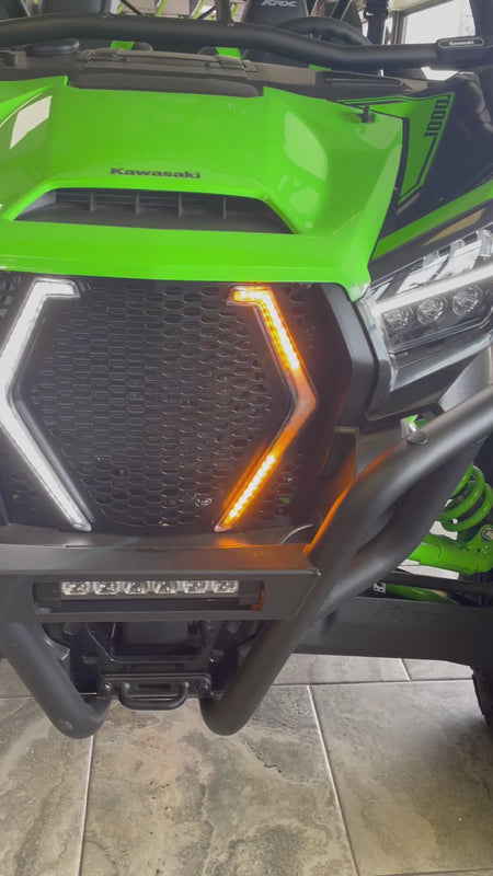 RYCO STREET LEGAL KIT-KAWASAKI KRX 1000/4200A-6085-GRILLBLK