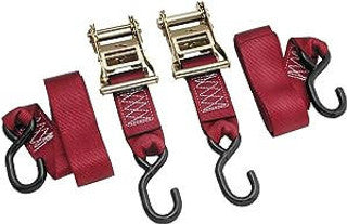 HD RATCHET STRAPS 2"x84" - RED