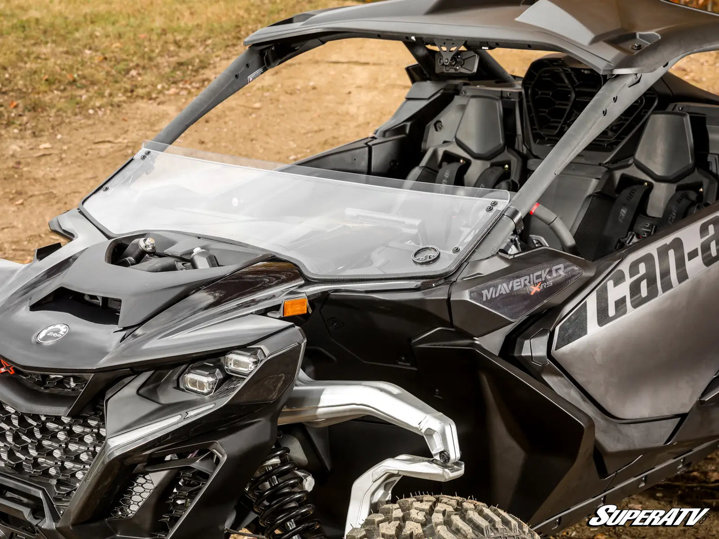 Can-Am Maverick R Scratch Resistant Half Windshield