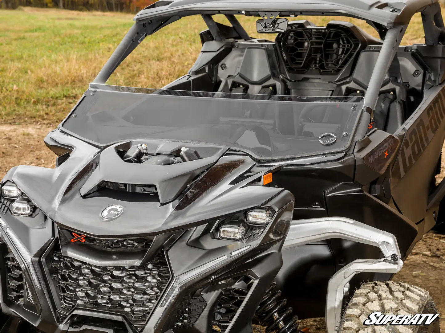 Can-Am Maverick R Scratch Resistant Half Windshield