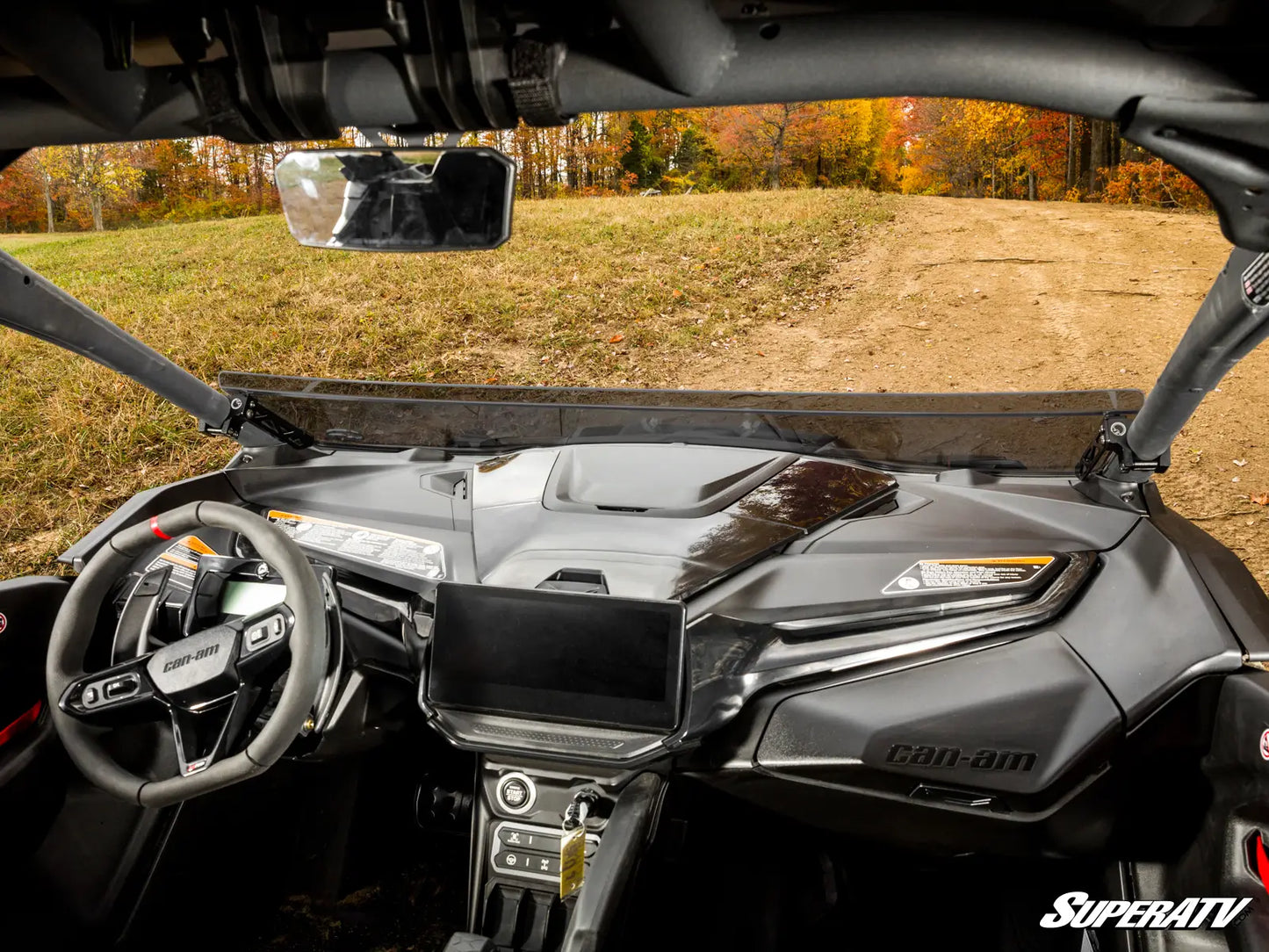 Can-Am Maverick R Scratch Resistant Half Windshield