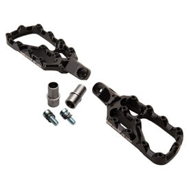 Fastway Motorcycle Foot Pegs Kit BLACK