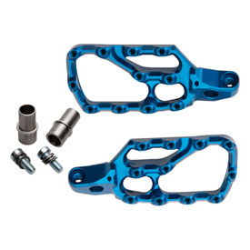 Fastway Motorcycle Foot Pegs Kit Blue