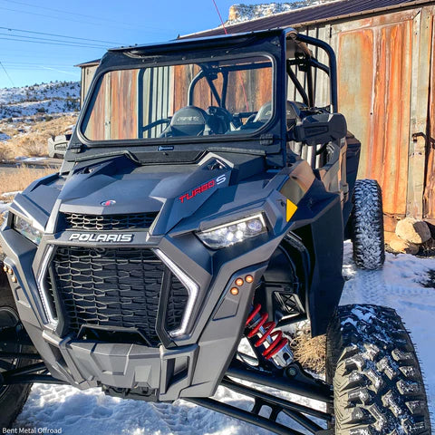 Polaris RZR Turbo S Vented Windshield with D.O.T Stamp