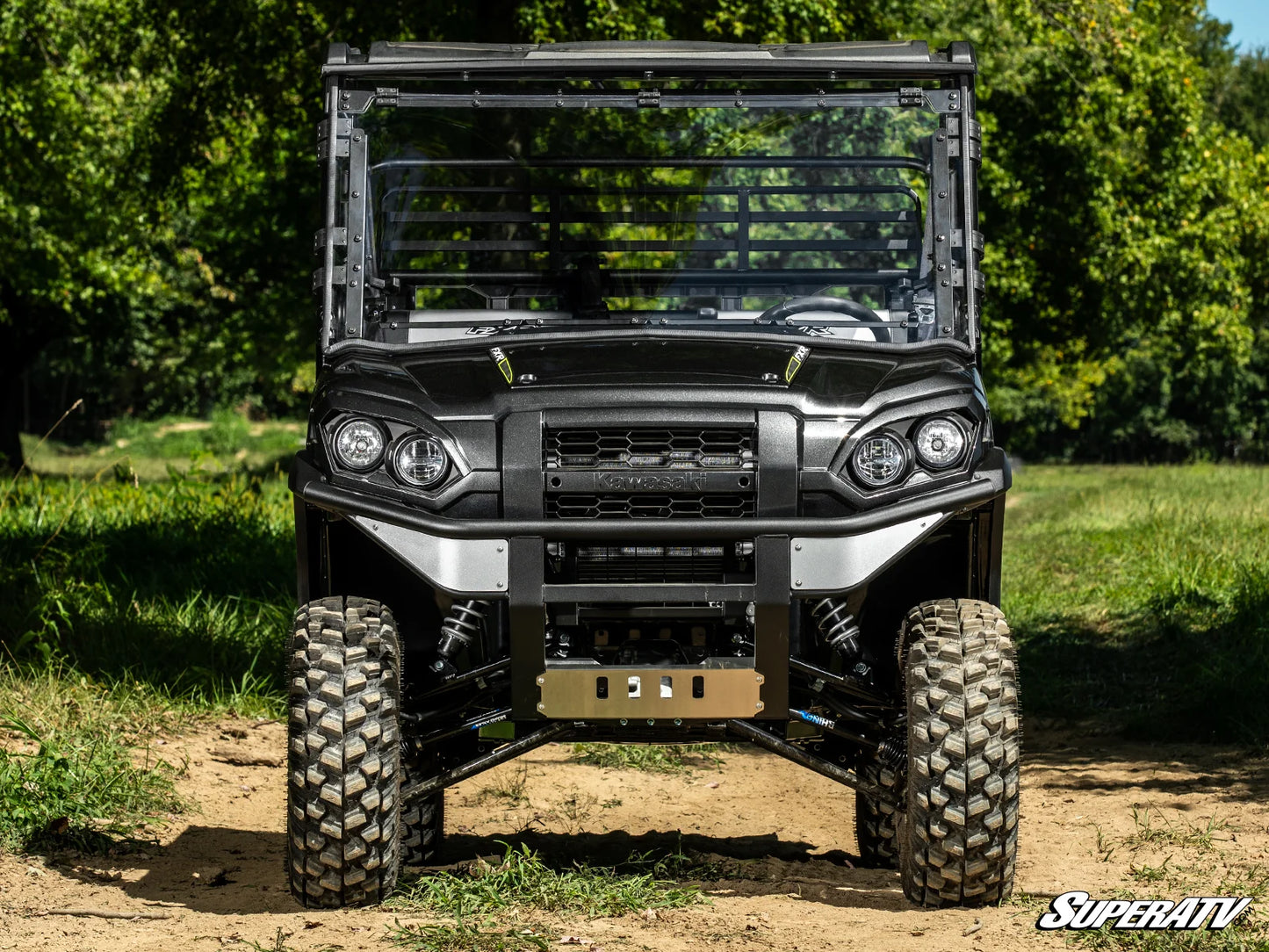 Kawasaki Mule Pro Scratch Resistant Flip Down Windshield