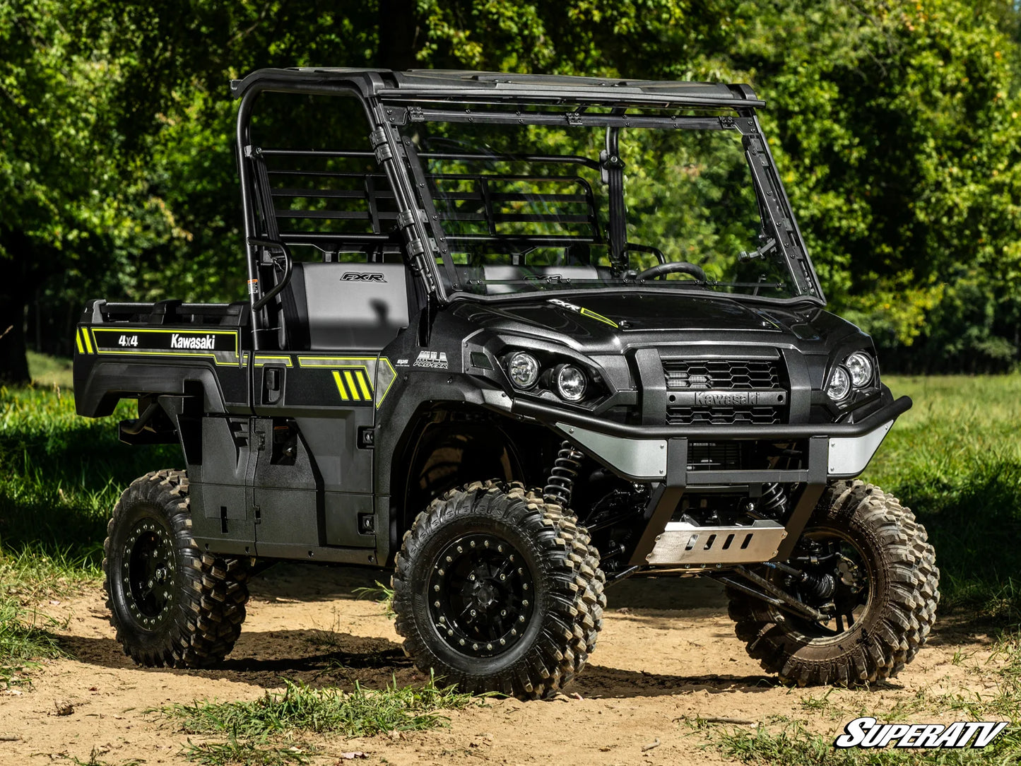 Kawasaki Mule Pro Scratch Resistant Flip Down Windshield